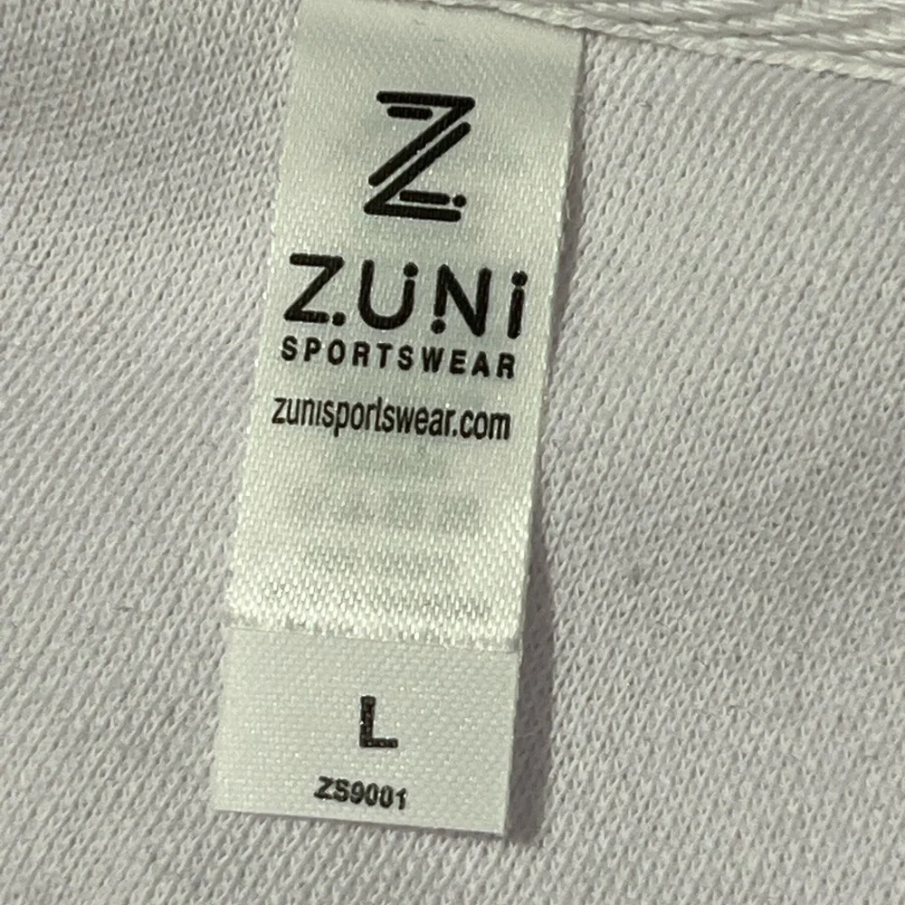 Zuni sportswear Milizia luxury streetwear against all odds hoodie white‎ Large